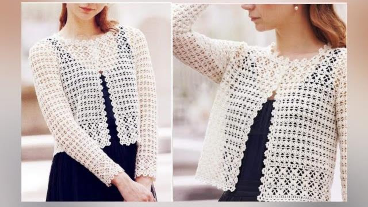 Эксклюзивный жакет Most Wanted Crochet Jacket 2021 Замечательный женский жакет крючком