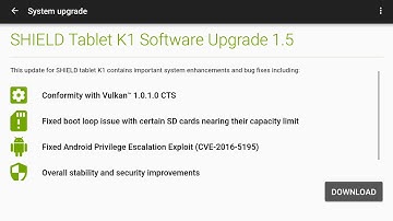 Nvidia SHIELD TABLET K1 SOFTWARE UPGRADE 1.5