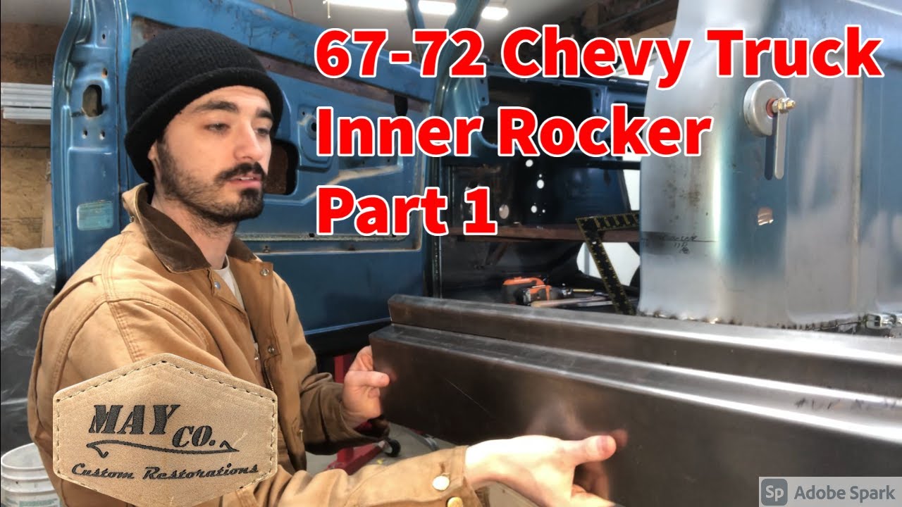 67-72 Chevy/GMC C10 Truck RH Passenger Side Full Rocker Panel w/Inner Patch