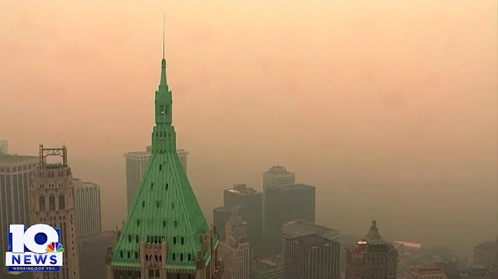 Canadian wildfires lead to hazy, smoky skies, air quality alerts across the nation