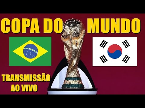 BRASIL E COREIA AO VIVO - COPA DO MUNDO 2022 AO VIVO - OITAVAS DE FINAL 