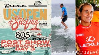 LT Titans fall, Finals Day locked in at Lexus US Open of Surfing Longboard I 805 Post Show Day 3