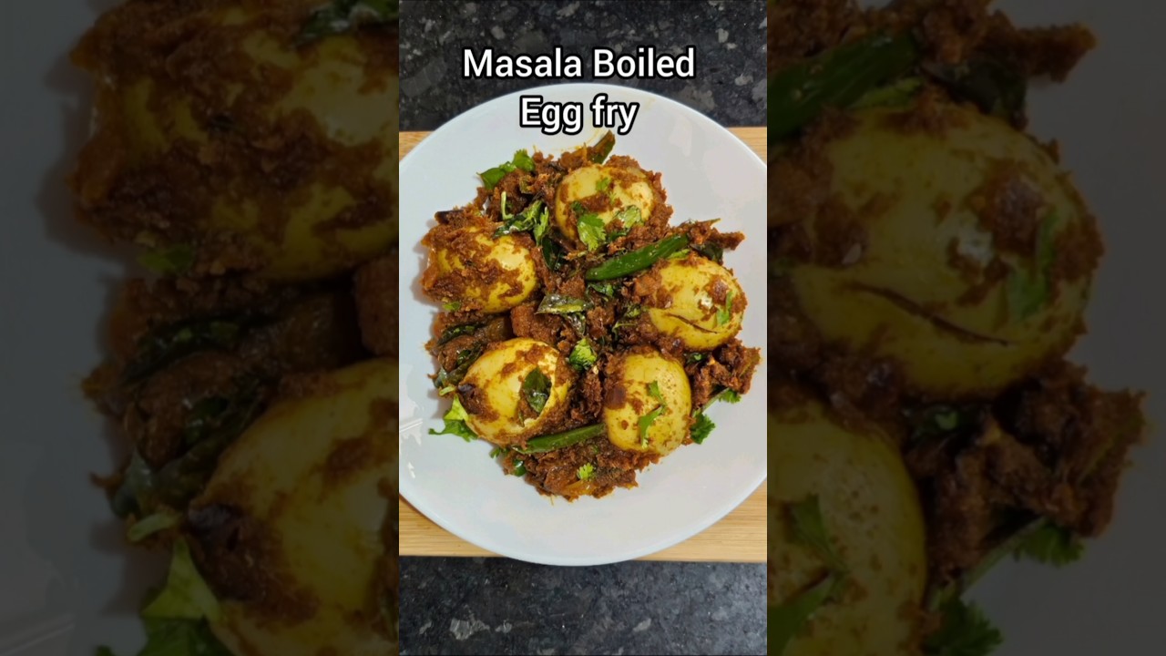 Easy 10 - Minute Egg Masala Fry | Spicy Andhra Egg fry | 