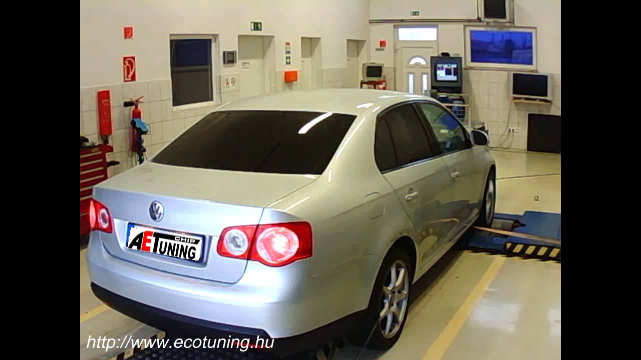 Vw Jetta 1 9tdi 105le Chiptuning Referencia Video Optimalizalas Teljesitmenymeressel Youtube