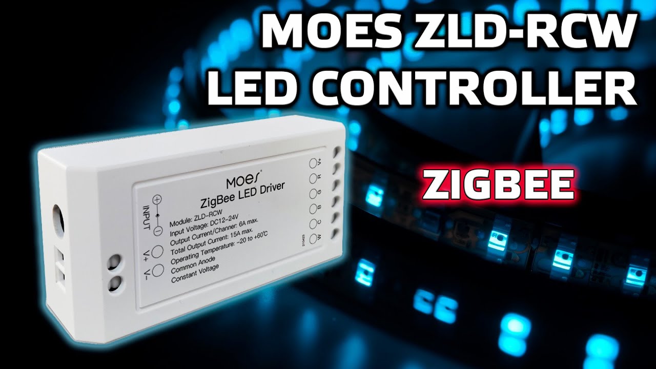 Moes RGB+CCT LED Controller 12-24V ZLD-RCW Zigbee compatibility