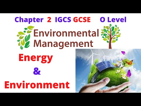 IGCSE CHAPTER 2 energy and the environment PAST PAPER CLASSIFIED 