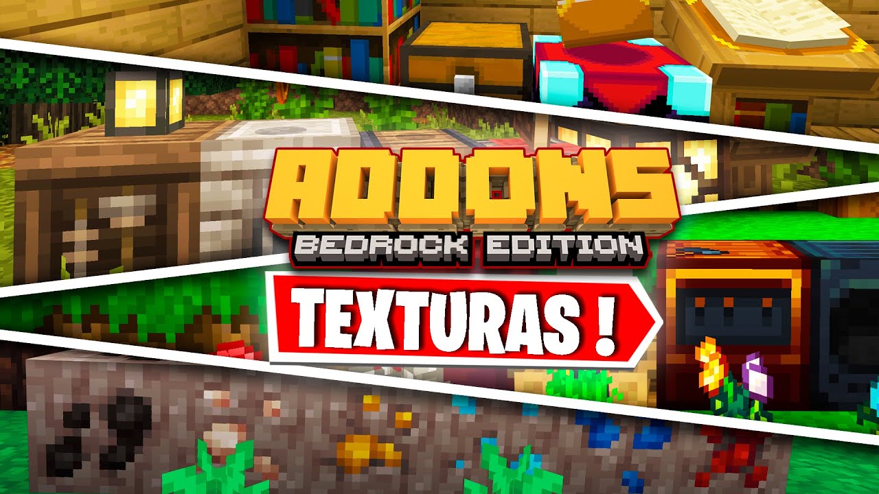 ✓🟢👉 TOP 5 LAS MEJORES TEXTURAS para tu, MinecraftBedrock