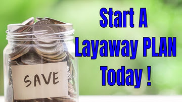 Create a Layaway PLAN NOW ! - #rainyday  #rainydayfund  #mikemartins