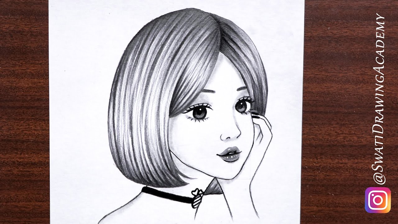 Short hair drawing HD wallpapers  Pxfuel