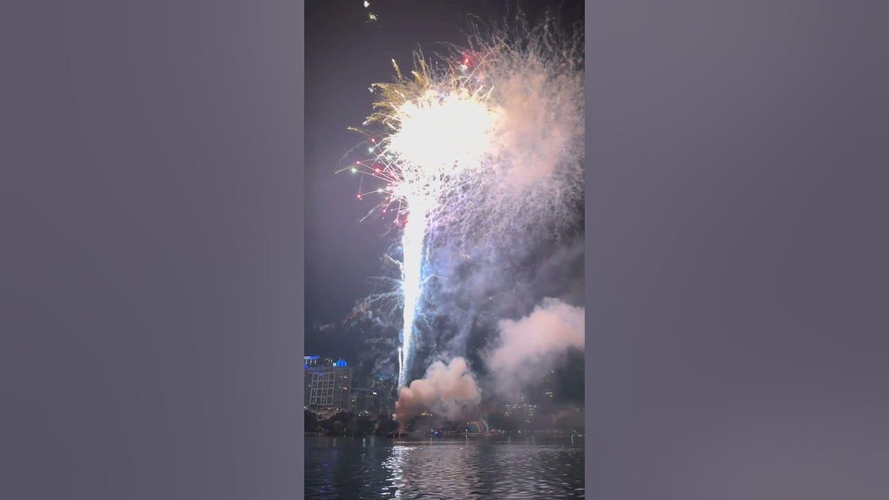 Fireworks at Lake Eola Park Downtown Orlando 4th July 2023 YouTube