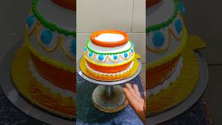 Matki cake decoration Easy Cake For Beginners shorts ytshorts ytviral cakes trending