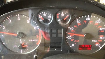 SymProjects Simdash build bench test on all gauges oil + water temperature,  RPM + Speedo