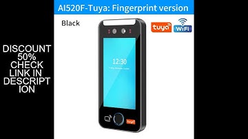Tuya WIFI APP AI Dynamic Biometric Fingerprint Face Recognition Attendance Access Control Machine 10