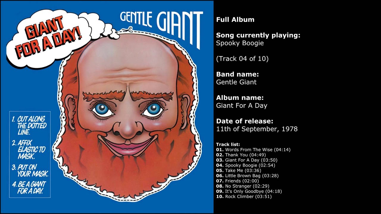 Gentle Giant - Giant For A Day (Full Album) - YouTube