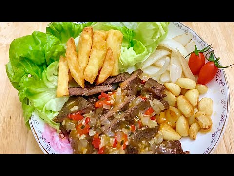 Video Sốt chanh dây thịt thăn bò chua ngọt mặn đậm vị thơm... - youtube