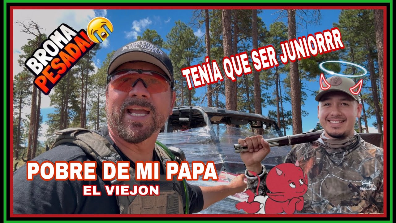 PERDÓN PAPÁ FUE IDEA DE JUNIOR PARA HACER ESTÁ BROMA 🙏🏼😝💋👩🏻