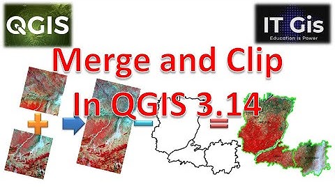 Merge and Clip in QGIS 3.14 || Subset in QGIS || IT GIS