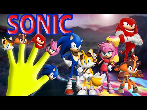 Finger Family Sonic Boom Nursery Rhymes for Children