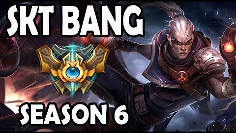 SKT T1 Bang Lucian vs Ezreal ADC Ranked Challenger Korea