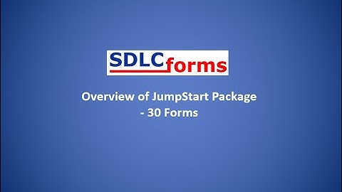 SDLCforms Waterfall JumpStart Package - 30 Forms