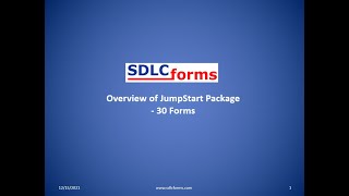 SDLCforms Waterfall JumpStart Package - 30 Forms