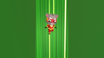 Talking Tom Hero Dash~ Defate The Raccoon 🦝 Boss #talkingtomherodash  #shortvideo #juitom