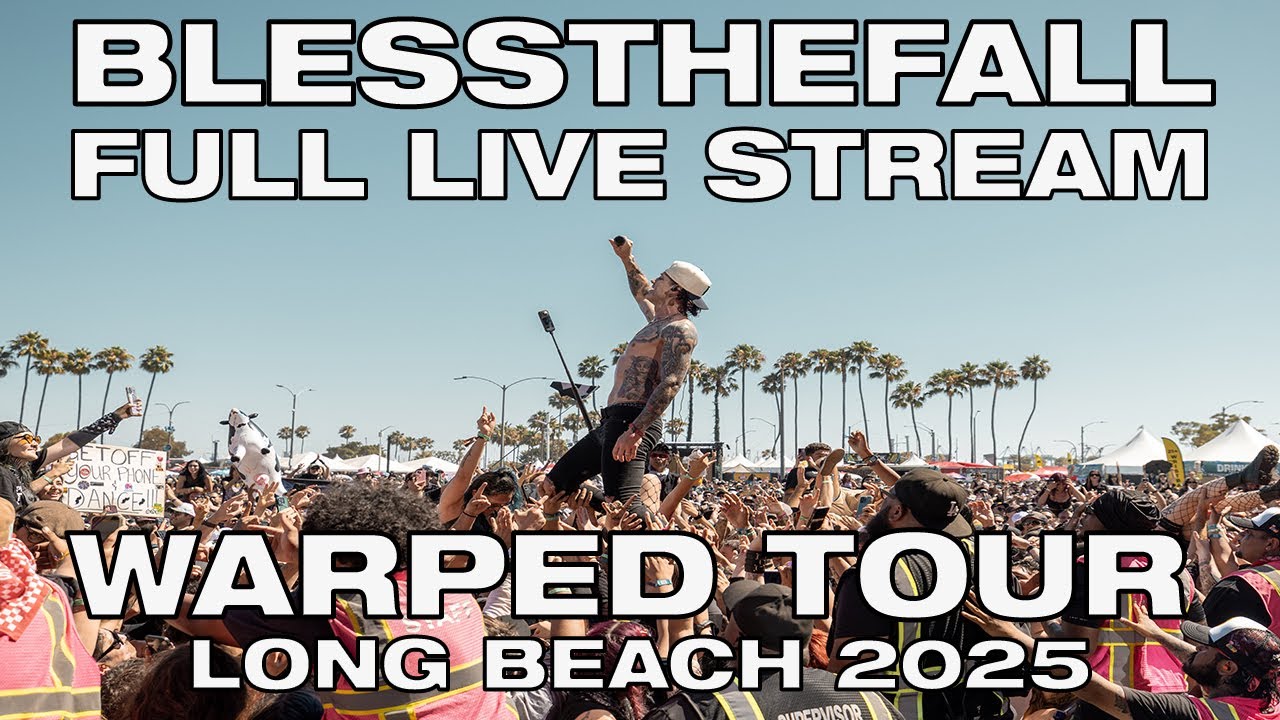 blessthefall | LIVE Warped Tour Long Beach 2025 Official Full Concert