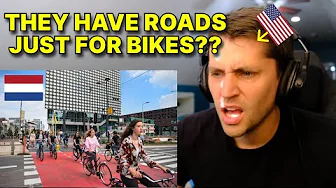 American reacts to ​​Why The Netherlands Is Insanely Well Designed