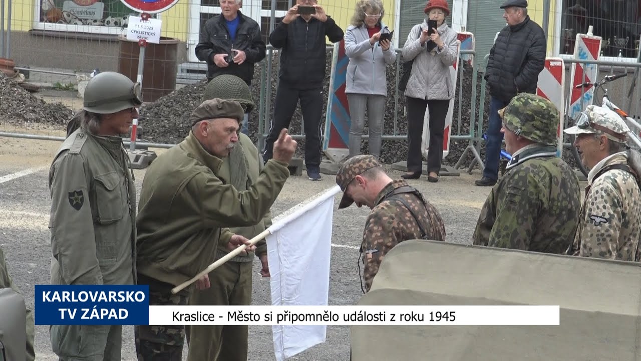 Kraslice: Město si připomnělo události z roku 1945 (TV Západ)
