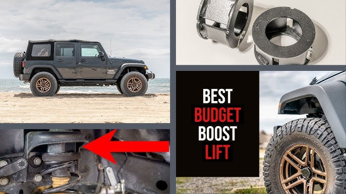 Jeep Wrangler JK Mammoth 2 in. Front / 1 in. Rear Leveling Kit w/ End Links  Review & Install - YouTube