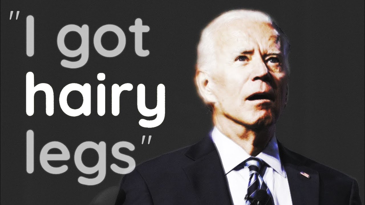Joe Biden I Got Hairy Legs That Turn Blond In The Sun YouTube