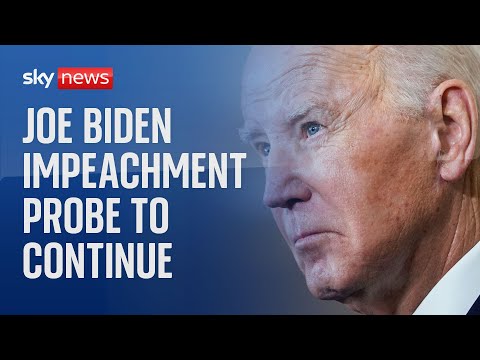 Us: republicans vote to continue biden impeachment inquiry