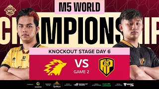 ENG M5 Knockouts Day 6  ONIC vs APBR  Game 2