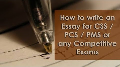 Tips for PMS Essay| Tips by CSP officer Asim Raza