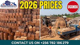 Current Price of Clay Bricks in Uganda 2026 @buildingmaterials #decor @engineer @ranoshome123