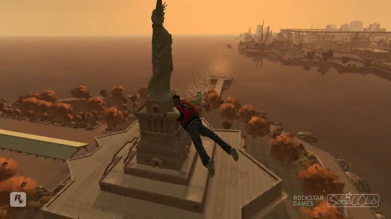 Grand Theft Auto: The Ballad of Gay Tony - PC |||  Base Jump FAIL