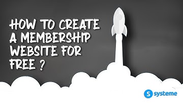 How to create membership sites with systeme.io ?