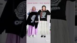 ستايل كوري مدرسي للمحجبات🌼[*تنسيق ملابس كورية كيوت للمراهقات🍰2021  ||korean hijab style #shorts