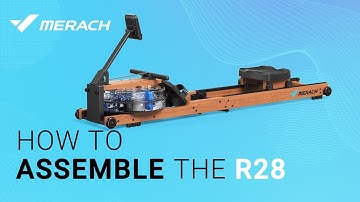 How to assemble your MERACH R28 Water Rowing Machine