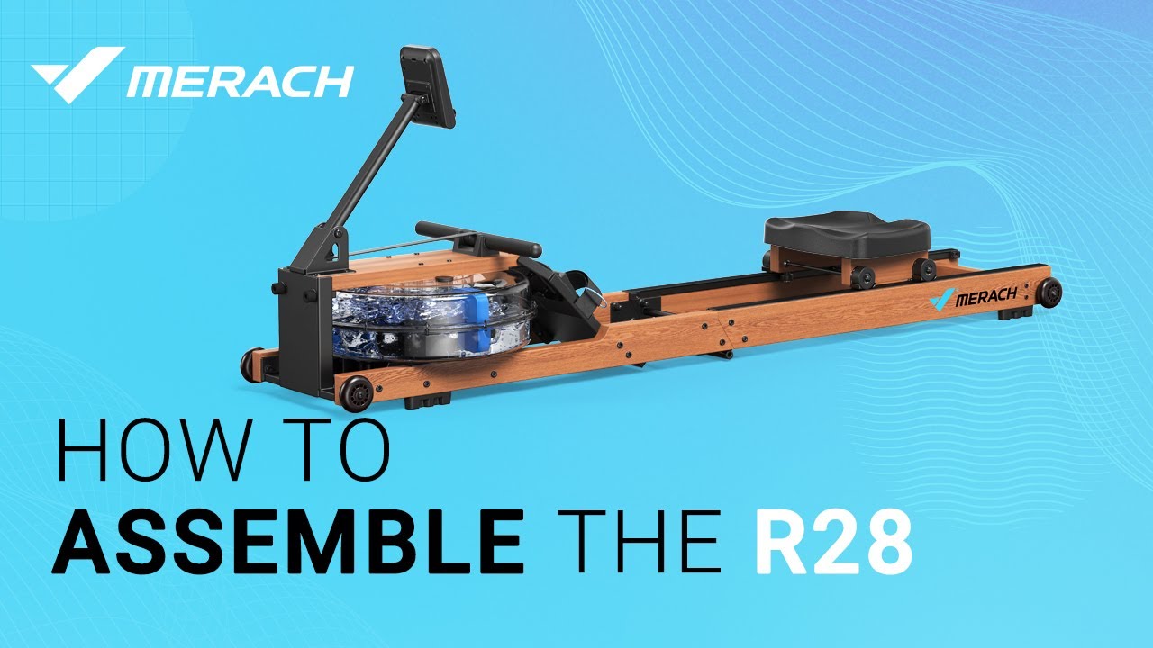 How to assemble your MERACH R28 Water Rowing Machine - YouTube