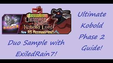 SAO:MD - Ultimate Kobold Phase 2 In-depth Guide - Sample Duo Run with ExiledRain7 !!