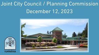 Joint City Council / Planning Commission December 12, 2023