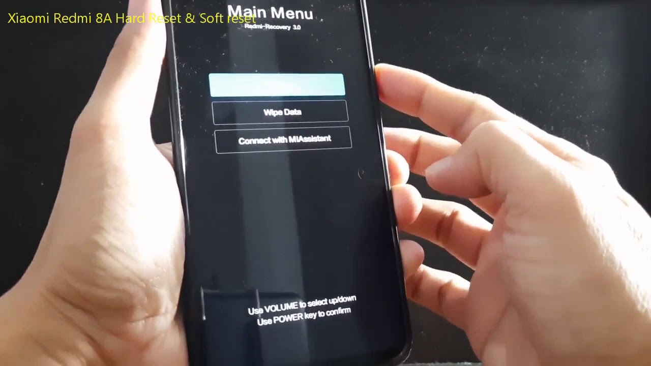 Main Menu Redmi Recovery