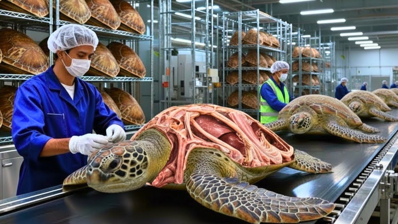 Turtle Shell Construction Inside the Turtle Shell Factory – The Dramatic Transformation from Raw ...
