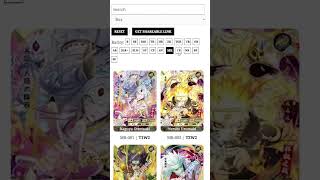 Naruto Kayou English Card Set List #shorts Naruto Kayou English Card Set List #shorts