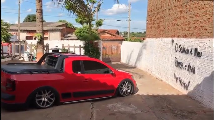 Saveiro cross tocando (pira nos caipira)#rebaixados #somautomotivopaix