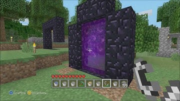 Minecraft: Bucket Method for Creating a Portal