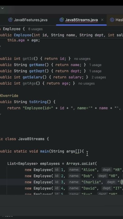 Java Stream Interview Questions| Count No of Employee in each dept ... image.