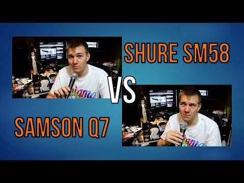 Shure SM58 vs Samson Q7 (SAQ7)