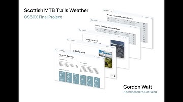 CS50X Final project demo - Scottish MTB Trails Weather